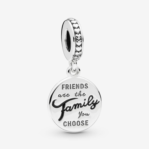 Pandora Friends Are Family Dangle Charm - Picture 1 of 4